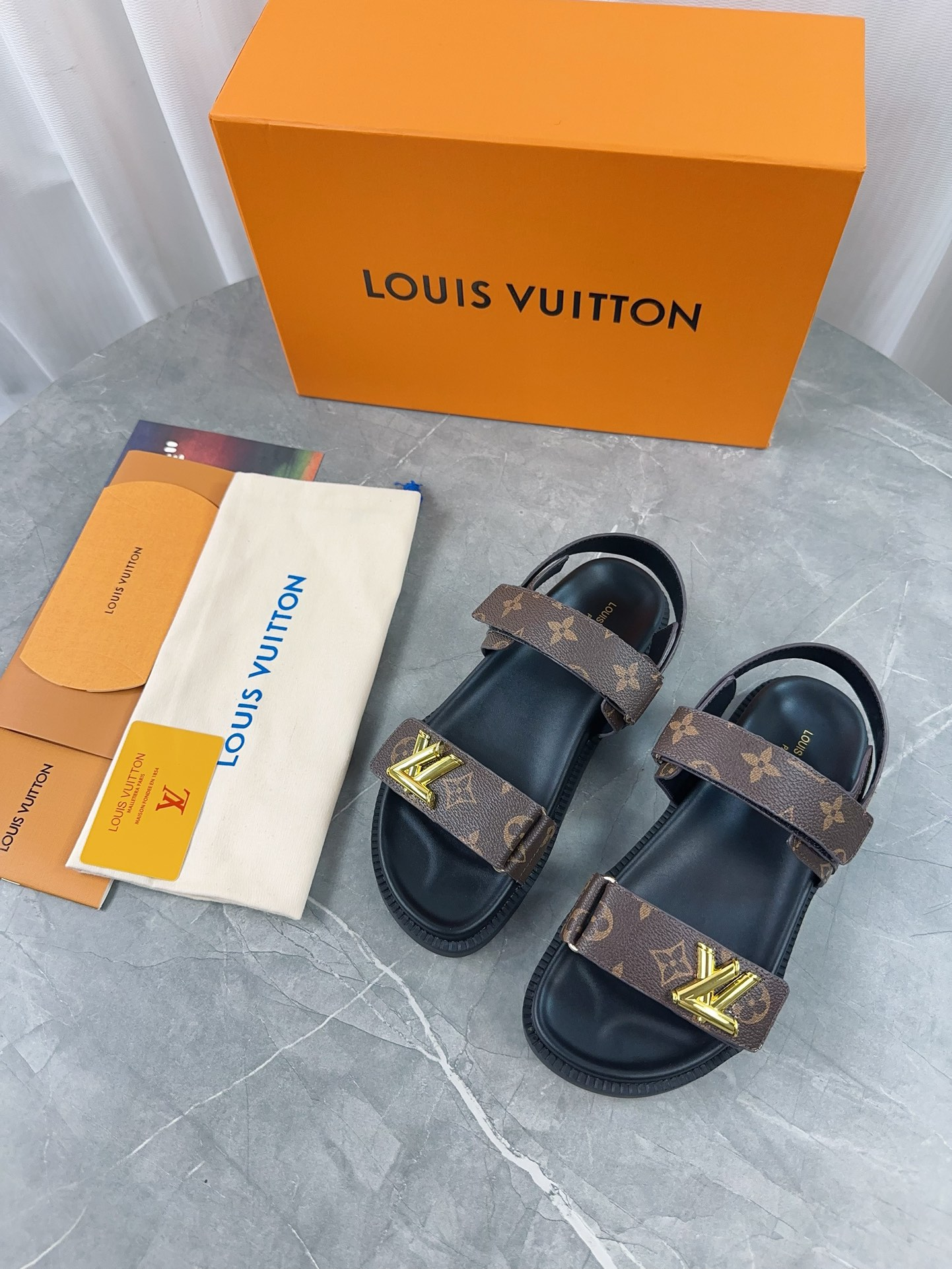 LV Monogram Sandals