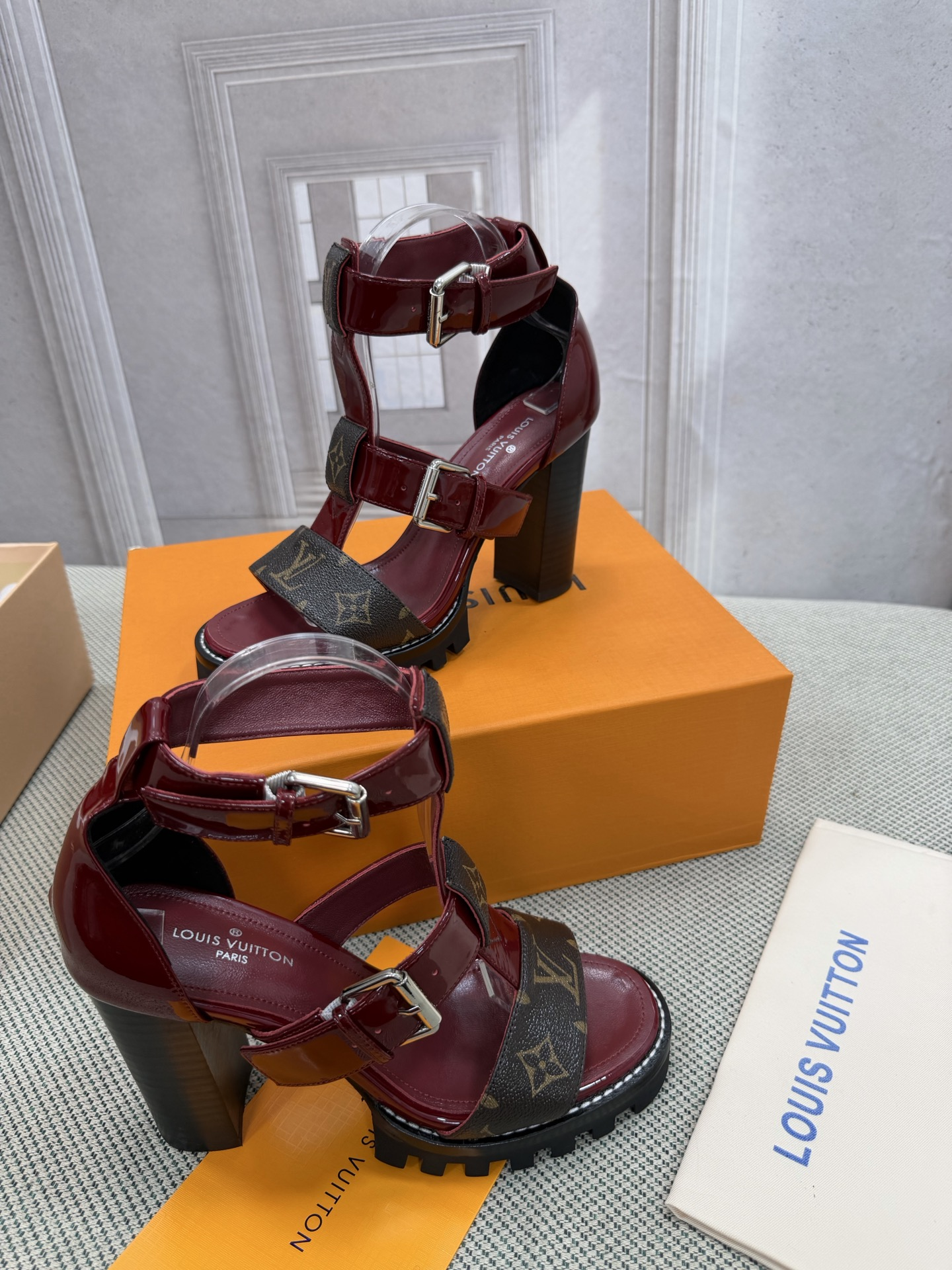 LV High Heel Sandals